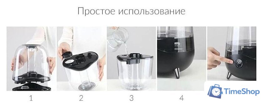 Увлажнитель воздуха Deerma DEM-F327W (международная версия) - Изображение №5 — Интернет-магазин Time-Shop