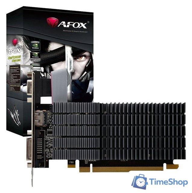 Видеокарта AFOX GeForce GT710 2GB DDR3 AF710-2048D3L5 - Изображение №1 — Интернет-магазин Time-Shop