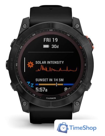 Умные часы Garmin Fenix 7X Solar (сланцево-серый/черный) - Изображение №2 — Интернет-магазин Time-Shop