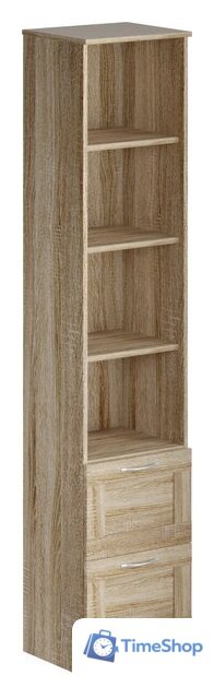 Стеллаж Mio Tesoro Сириус 2 ящика 39x190 2.02.07.140.3 (сонома) - Изображение №1 — Интернет-магазин Time-Shop