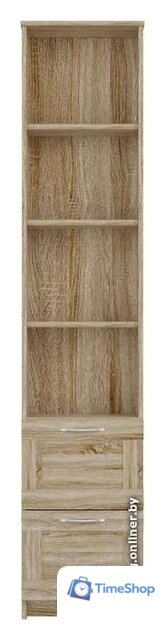 Стеллаж Mio Tesoro Сириус 2 ящика 39x190 2.02.07.140.3 (сонома) - Изображение №3 — Интернет-магазин Time-Shop