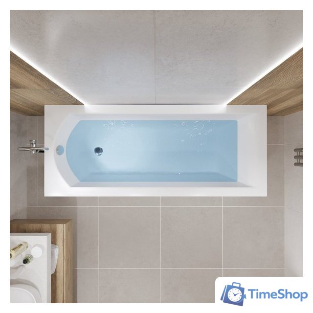 Ванна Lauter Amelia 140х70 21204040 (с ножками и лицевым экраном) - Изображение №12 — Интернет-магазин Time-Shop