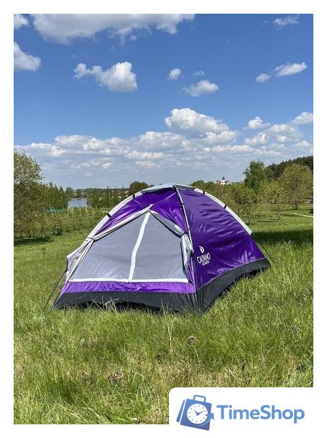 Треккинговая палатка Calviano Acamper Domepack 2 (фиолетовый) - Изображение №2 — Интернет-магазин Time-Shop