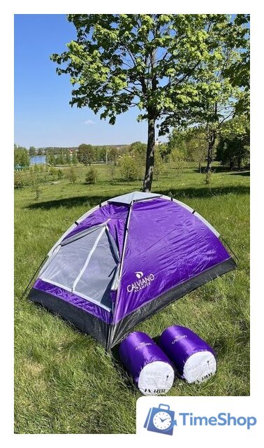 Треккинговая палатка Calviano Acamper Domepack 2 (фиолетовый) - Изображение №10 — Интернет-магазин Time-Shop
