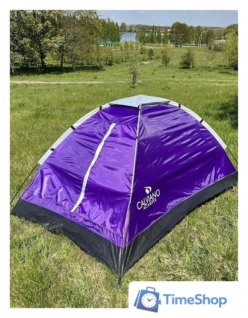 Треккинговая палатка Calviano Acamper Domepack 2 (фиолетовый) - Изображение №3 — Интернет-магазин Time-Shop