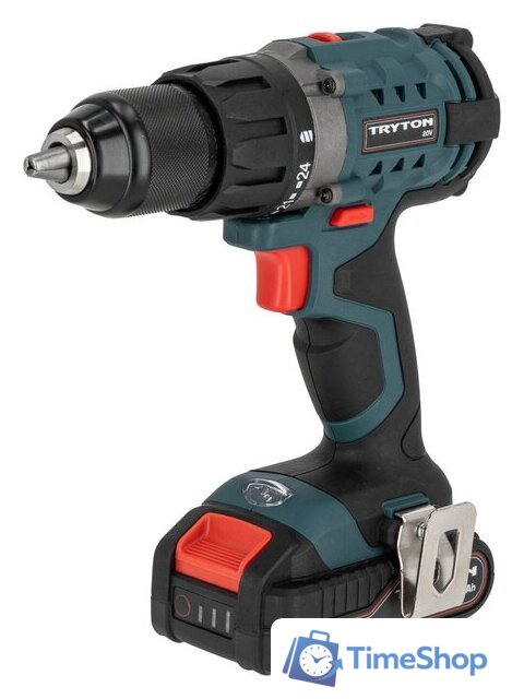 Дрель-шуруповерт Tryton TCV20L2 (с 2-мя АКБ, кейс) - Изображение №1 — Интернет-магазин Time-Shop