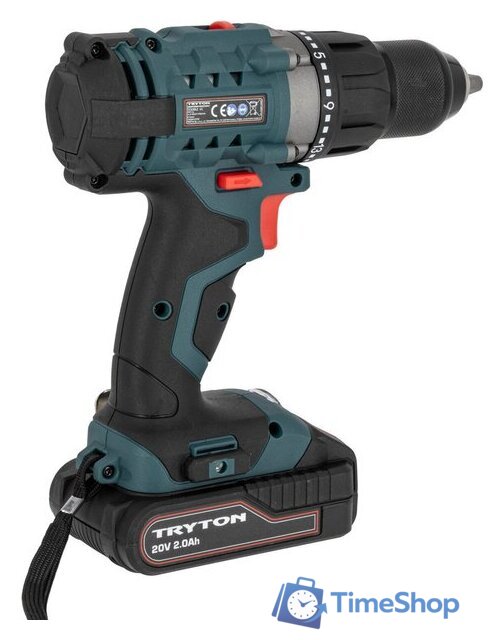 Дрель-шуруповерт Tryton TCV20L2 (с 2-мя АКБ, кейс) - Изображение №5 — Интернет-магазин Time-Shop