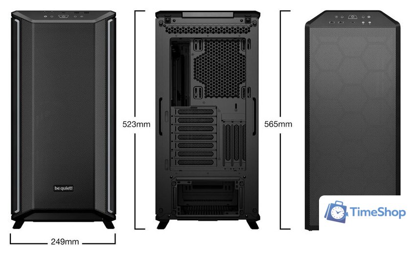 Корпус be quiet! Dark Base 701 Black BGW58 - Изображение №2 — Интернет-магазин Time-Shop