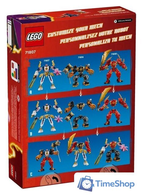 Конструктор LEGO Ninjago 71807 Технический робот Сора - Изображение №8 — Интернет-магазин Time-Shop