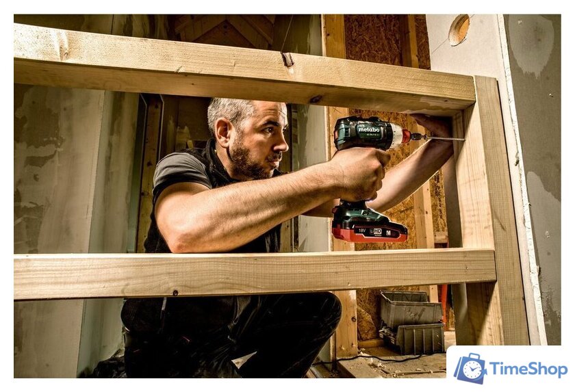 Дрель-шуруповерт Metabo BS 18 LT BL Q 602334800 (с 2-мя АКБ, кейс) - Изображение №4 — Интернет-магазин Time-Shop