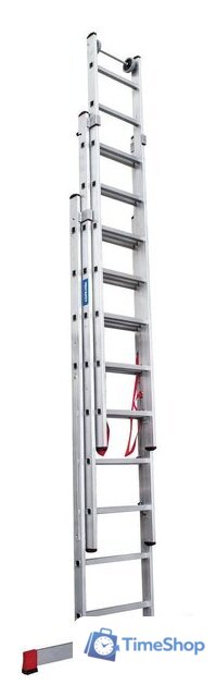 Лестница-стремянка Новая высота NV 523 трёхсекционная индустриальная 3x9 ступеней - Изображение №3 — Интернет-магазин Time-Shop