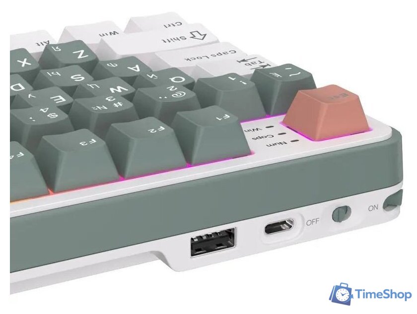 Клавиатура Royal Kludge RK-S98 RGB Camping (RK Brown) - Изображение №8 — Интернет-магазин Time-Shop