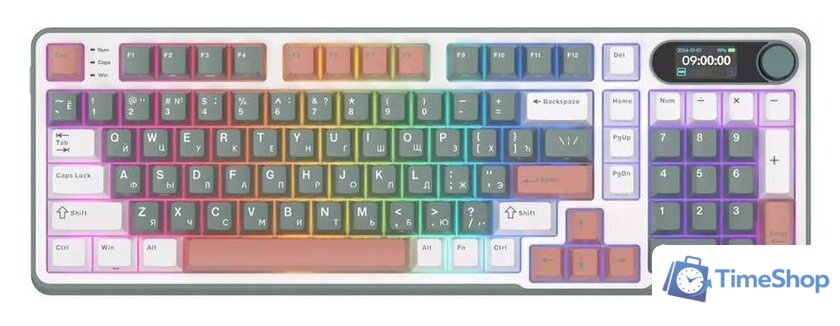 Клавиатура Royal Kludge RK-S98 RGB Camping (RK Brown) - Изображение №2 — Интернет-магазин Time-Shop