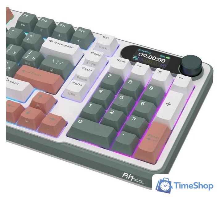 Клавиатура Royal Kludge RK-S98 RGB Camping (RK Brown) - Изображение №7 — Интернет-магазин Time-Shop