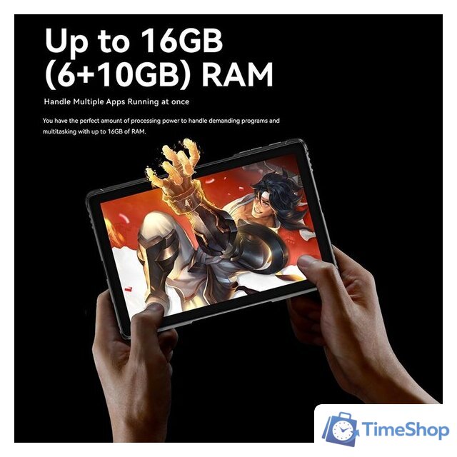 Планшет Doogee R08 LTE 6GB/256GB (черный) - Изображение №4 — Интернет-магазин Time-Shop