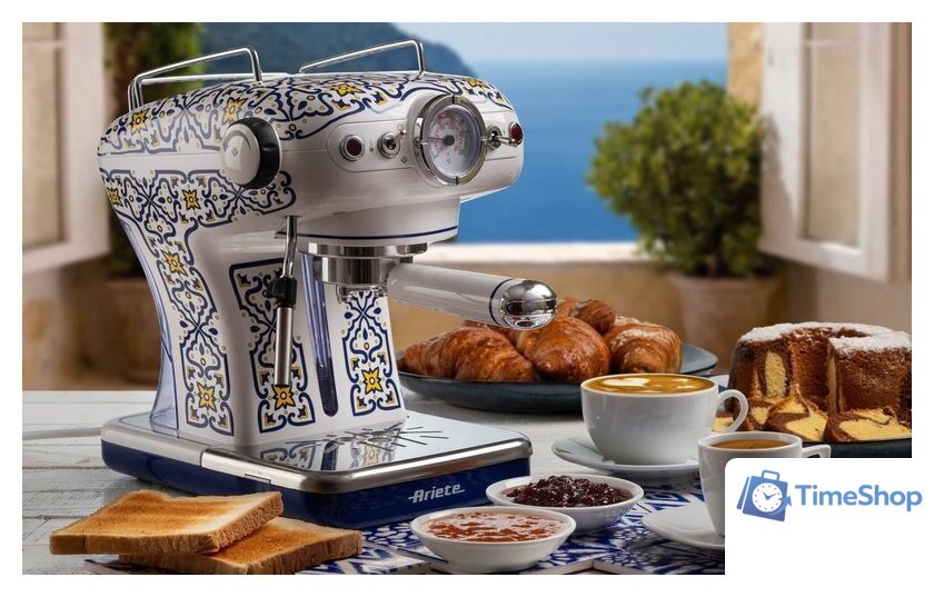 Рожковая кофеварка Ariete Capri 1389/1C - Изображение №4 — Интернет-магазин Time-Shop
