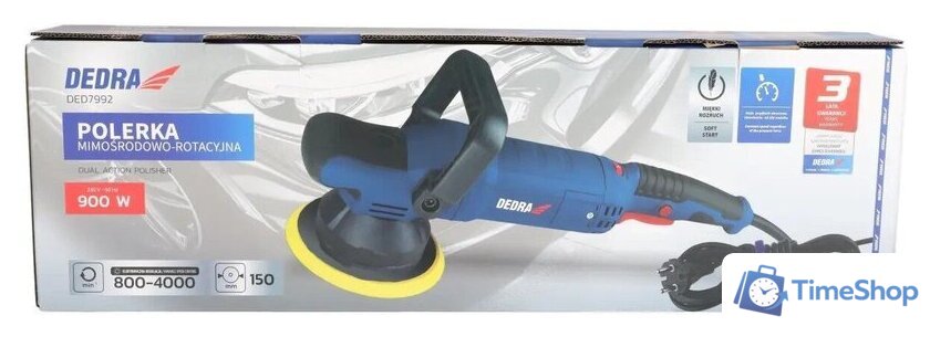 Полировальная машина Dedra DED7992 - Изображение №8 — Интернет-магазин Time-Shop