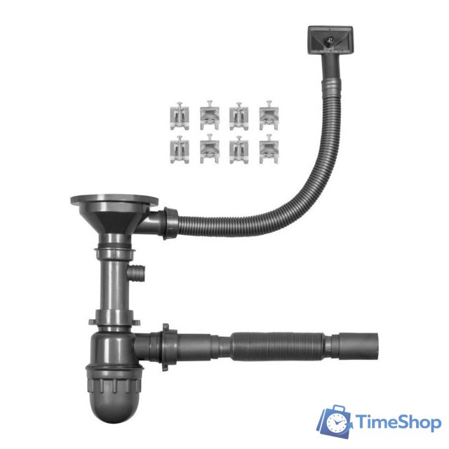 Кухонная мойка ARFEKA Eco AR 500*500 Satin Decor - Изображение №6 — Интернет-магазин Time-Shop