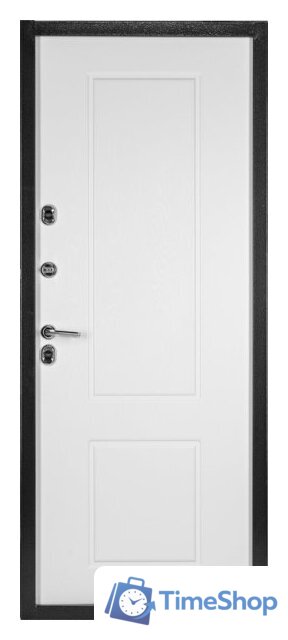 Металлическая дверь Guard Термо MG109 86x205 левая (черное серебро/белый ясень) - Изображение №3 — Интернет-магазин Time-Shop