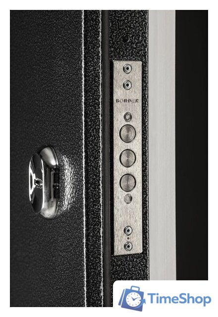 Металлическая дверь Guard Термо MG109 86x205 левая (черное серебро/белый ясень) - Изображение №6 — Интернет-магазин Time-Shop