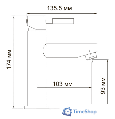 Смеситель Wasserkraft Main 4104 - Изображение №3 — Интернет-магазин Time-Shop