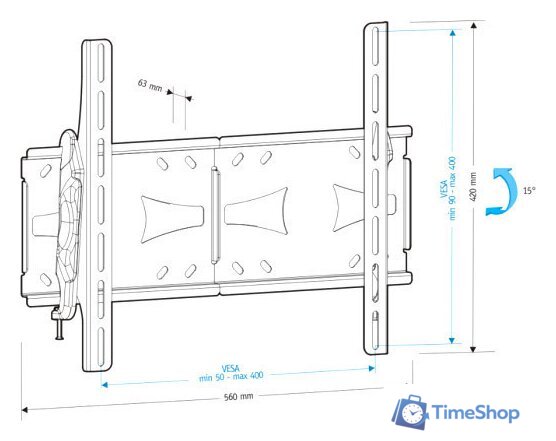 Кронштейн для телевизора Holder LCDS-5071 - Изображение №2 — Интернет-магазин Time-Shop