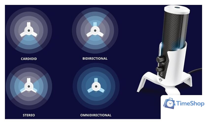 Проводной микрофон Trust GXT 258W Fyru - Изображение №11 — Интернет-магазин Time-Shop