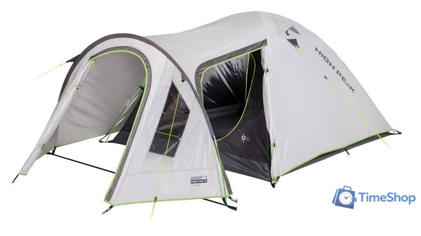 Треккинговая палатка High Peak Kira 4 (Nimbus/серый) - Изображение №1 — Интернет-магазин Time-Shop