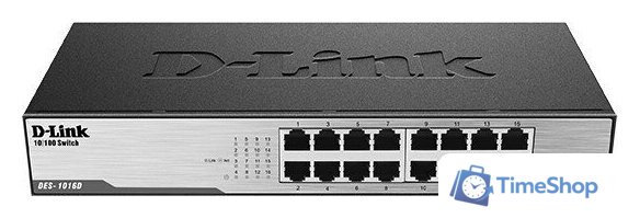 Неуправляемый коммутатор D-Link DES-1016D/I1A - Изображение №1 — Интернет-магазин Time-Shop