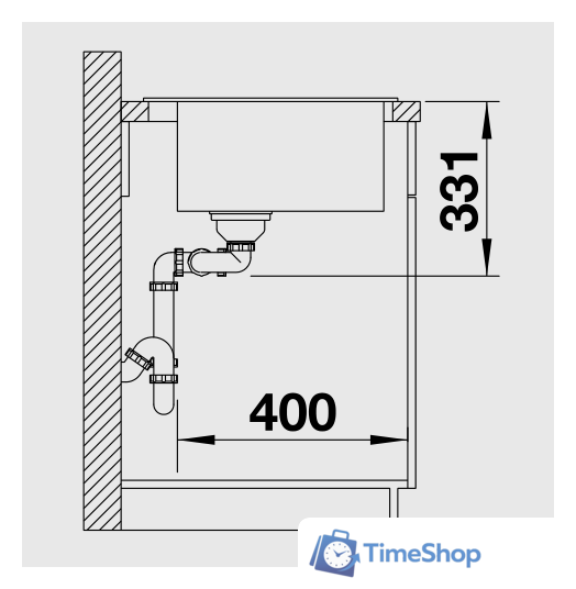 Кухонная мойка Blanco Pleon 6 Split (белый) [521693] - Изображение №5 — Интернет-магазин Time-Shop