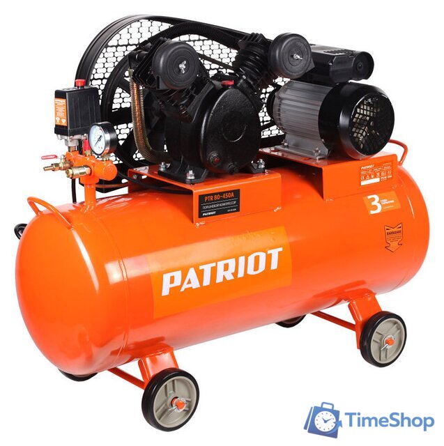 Компрессор Patriot PTR 80-450A - Изображение №1 — Интернет-магазин Time-Shop
