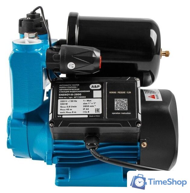 Насосная станция A&P Energy-III-3000 - Изображение №2 — Интернет-магазин Time-Shop
