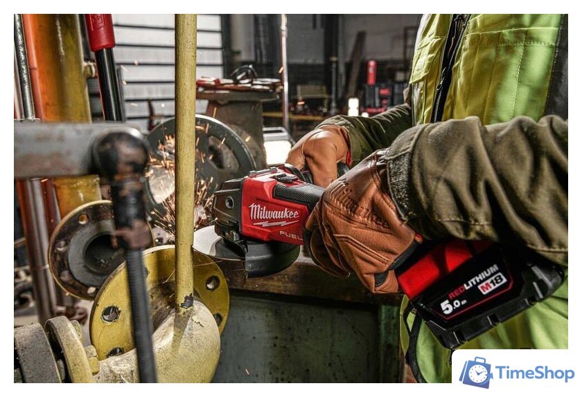 Угловая шлифмашина Milwaukee M18 FSAG125X-0X Fuel 4933478428 (без АКБ) - Изображение №11 — Интернет-магазин Time-Shop