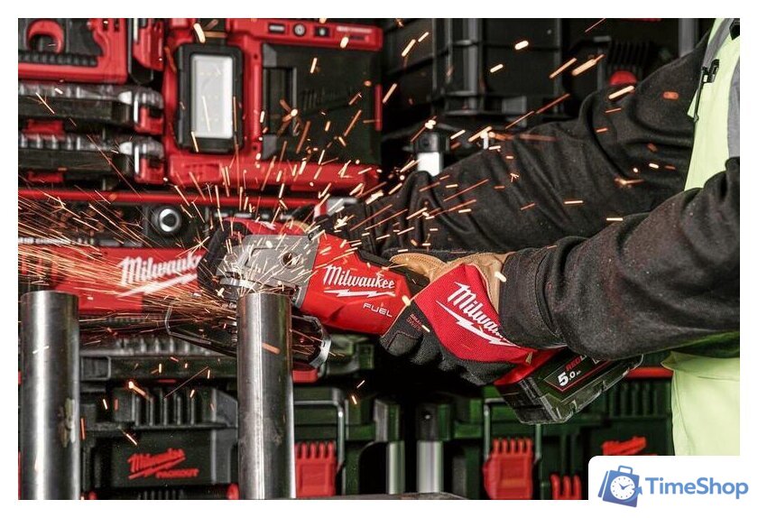 Угловая шлифмашина Milwaukee M18 FSAG125X-0X Fuel 4933478428 (без АКБ) - Изображение №10 — Интернет-магазин Time-Shop