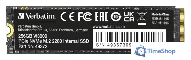 SSD Verbatim Vi3000 256GB 49373 - Изображение №1 — Интернет-магазин Time-Shop