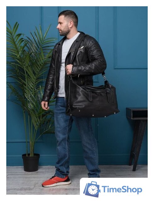 Дорожная сумка Carlo Gattini Classico Campora 4019-01 (черный) - Изображение №5 — Интернет-магазин Time-Shop