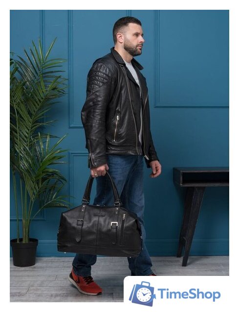 Дорожная сумка Carlo Gattini Classico Campora 4019-01 (черный) - Изображение №8 — Интернет-магазин Time-Shop