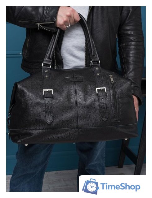 Дорожная сумка Carlo Gattini Classico Campora 4019-01 (черный) - Изображение №9 — Интернет-магазин Time-Shop