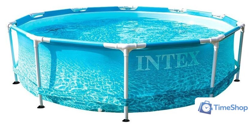 Каркасный бассейн Intex Metal Frame Beachside 28208 (305х76) - Изображение №1 — Интернет-магазин Time-Shop