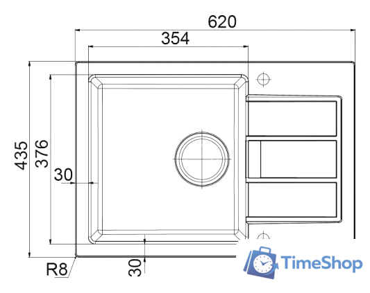 Кухонная мойка Franke Sirius 2.0 S2D 611-62 (435) Tectonite 143.0628.361 (белый) - Изображение №2 — Интернет-магазин Time-Shop