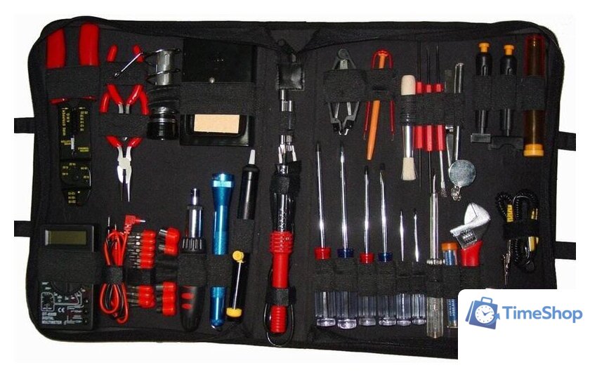 Электромонтажный набор Cablexpert TK-ELEC (63 предмета) - Изображение №1 — Интернет-магазин Time-Shop