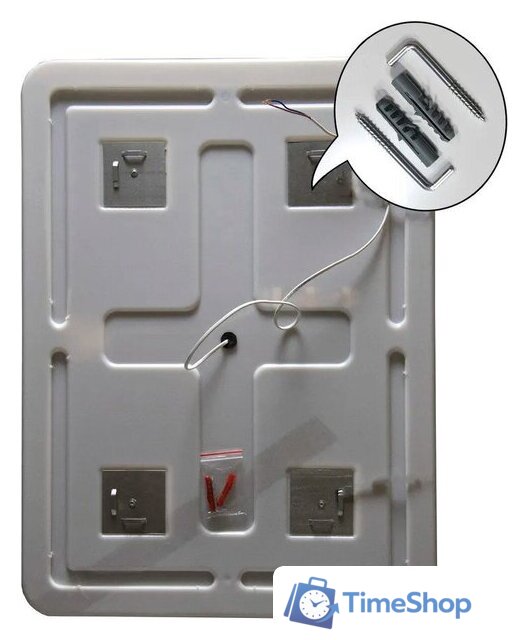  Пекам Зеркало Marta 1 80x70 marta1-80x70B (с подсветкой,с бесконтактным сенсором) - Изображение №2 — Интернет-магазин Time-Shop