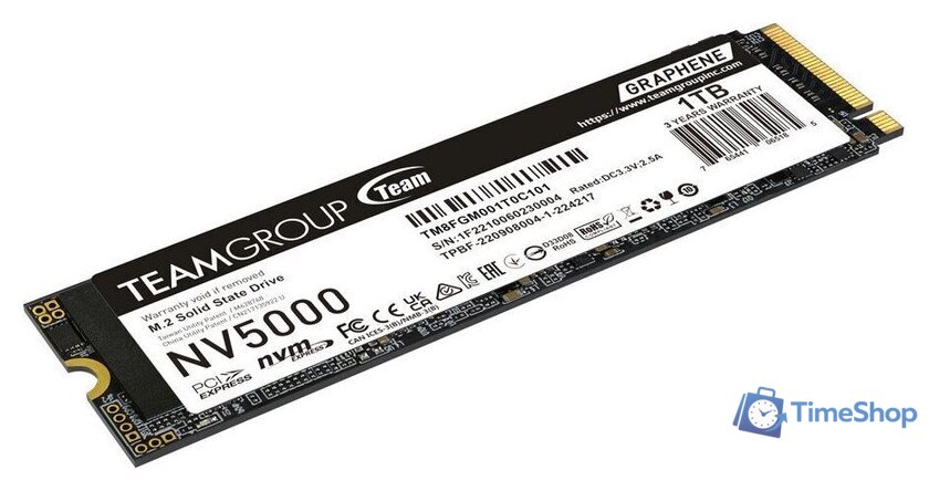 SSD Team NV5000 1TB TM8FGM001T0C101 - Изображение №4 — Интернет-магазин Time-Shop