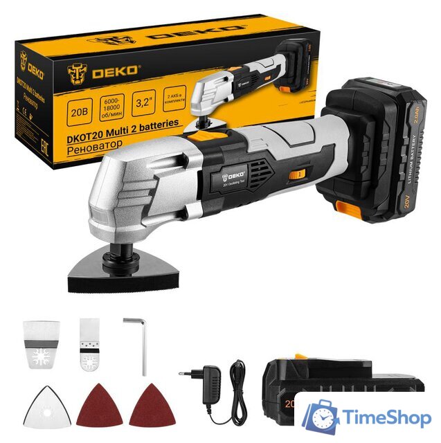 Реноватор Deko DKOT20 Multi SET 063-4425 (с 2-мя АКБ) - Изображение №1 — Интернет-магазин Time-Shop