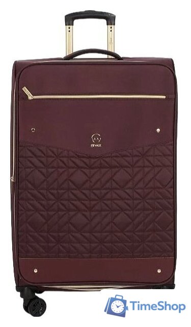 Чемодан-спиннер Grott 338-1731/3-28 (бордовый) - Изображение №1 — Интернет-магазин Time-Shop