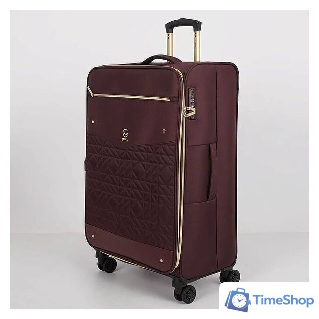 Чемодан-спиннер Grott 338-1731/3-28 (бордовый) - Изображение №10 — Интернет-магазин Time-Shop