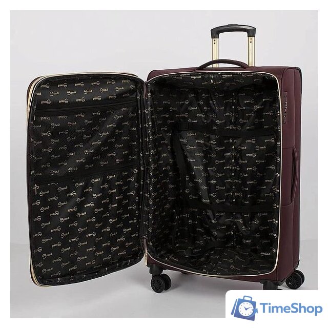 Чемодан-спиннер Grott 338-1731/3-28 (бордовый) - Изображение №5 — Интернет-магазин Time-Shop