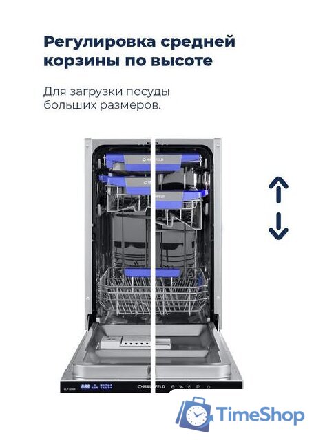 Встраиваемая посудомоечная машина MAUNFELD MLP-08IMR - Изображение №25 — Интернет-магазин Time-Shop