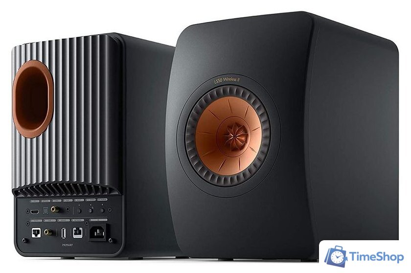 Полочная акустика KEF LS50 Wireless II (черный) - Изображение №2 — Интернет-магазин Time-Shop