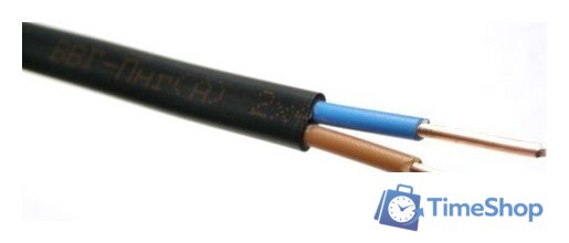 Кабель силовой Поиск-1 ВВГ-Пнг(A)-LS 2x1.5 Ч 1210299423209 (100 м) - Изображение №1 — Интернет-магазин Time-Shop